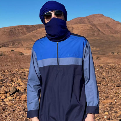 Qamis Bleu Berbère Du Désert Modèle Bleu Touareg